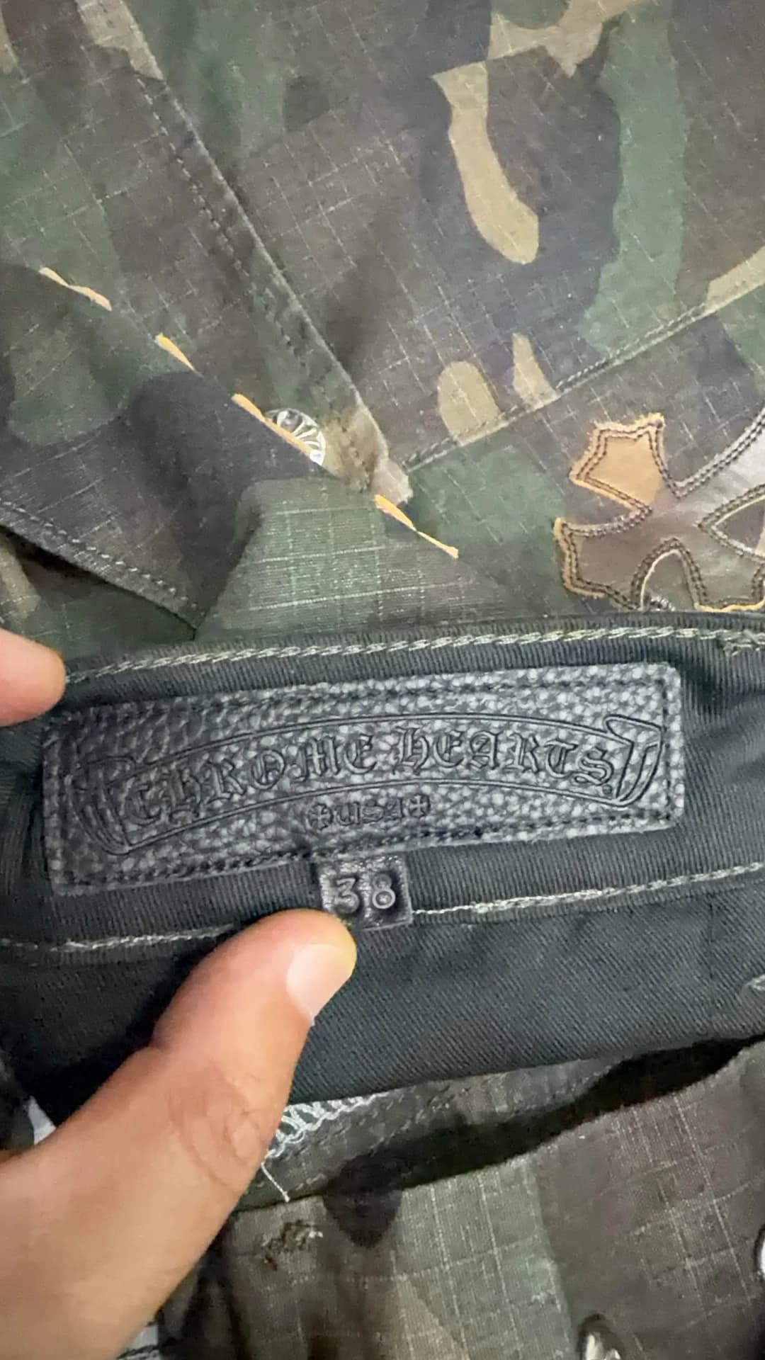 Chrome Hearts брюки-карго