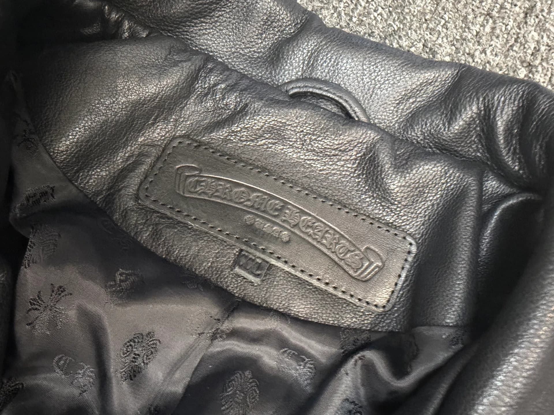 Кожаная куртка Chrome Hearts JJ Dean