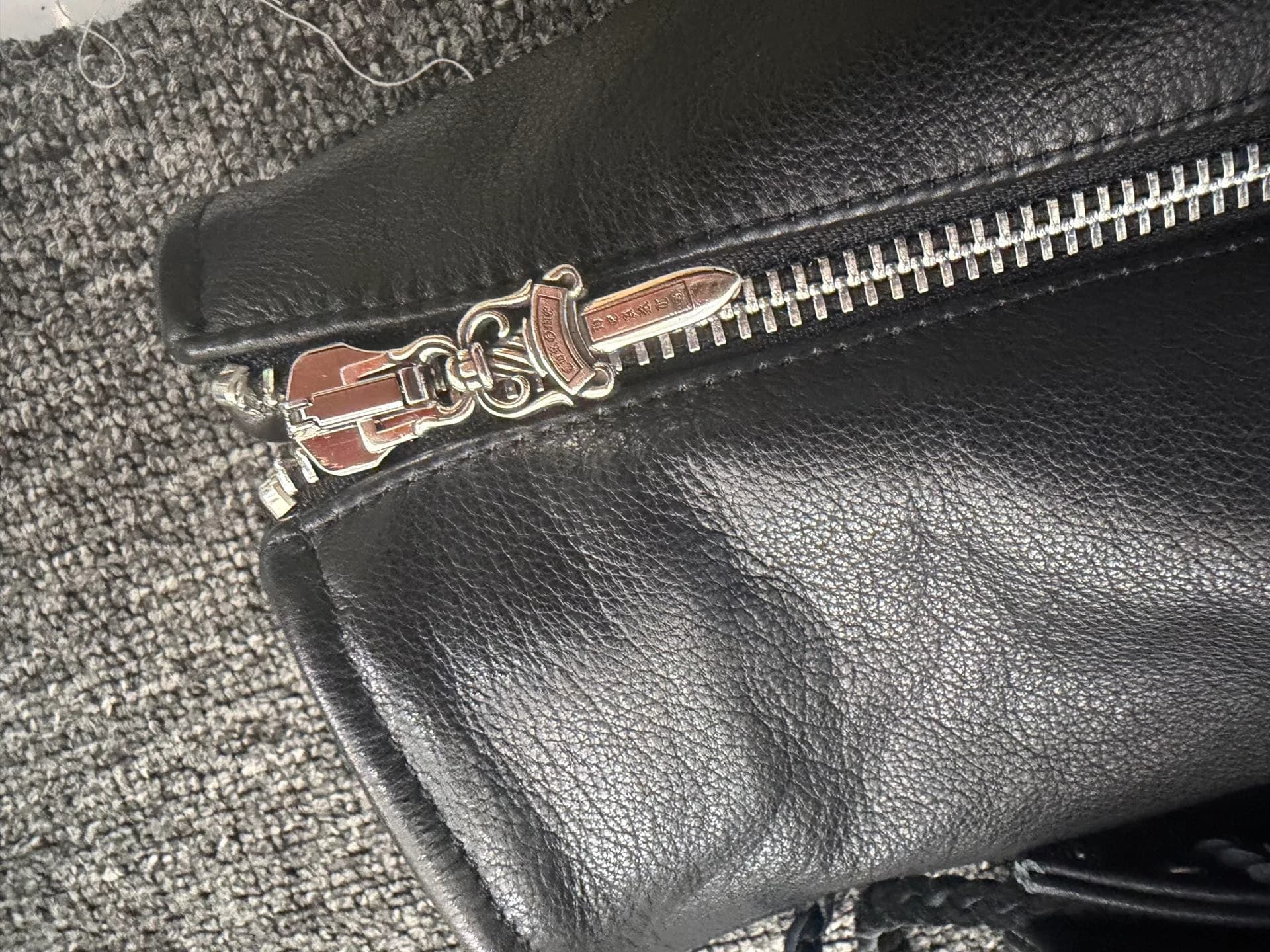 Кожаная куртка Chrome Hearts JJ Dean