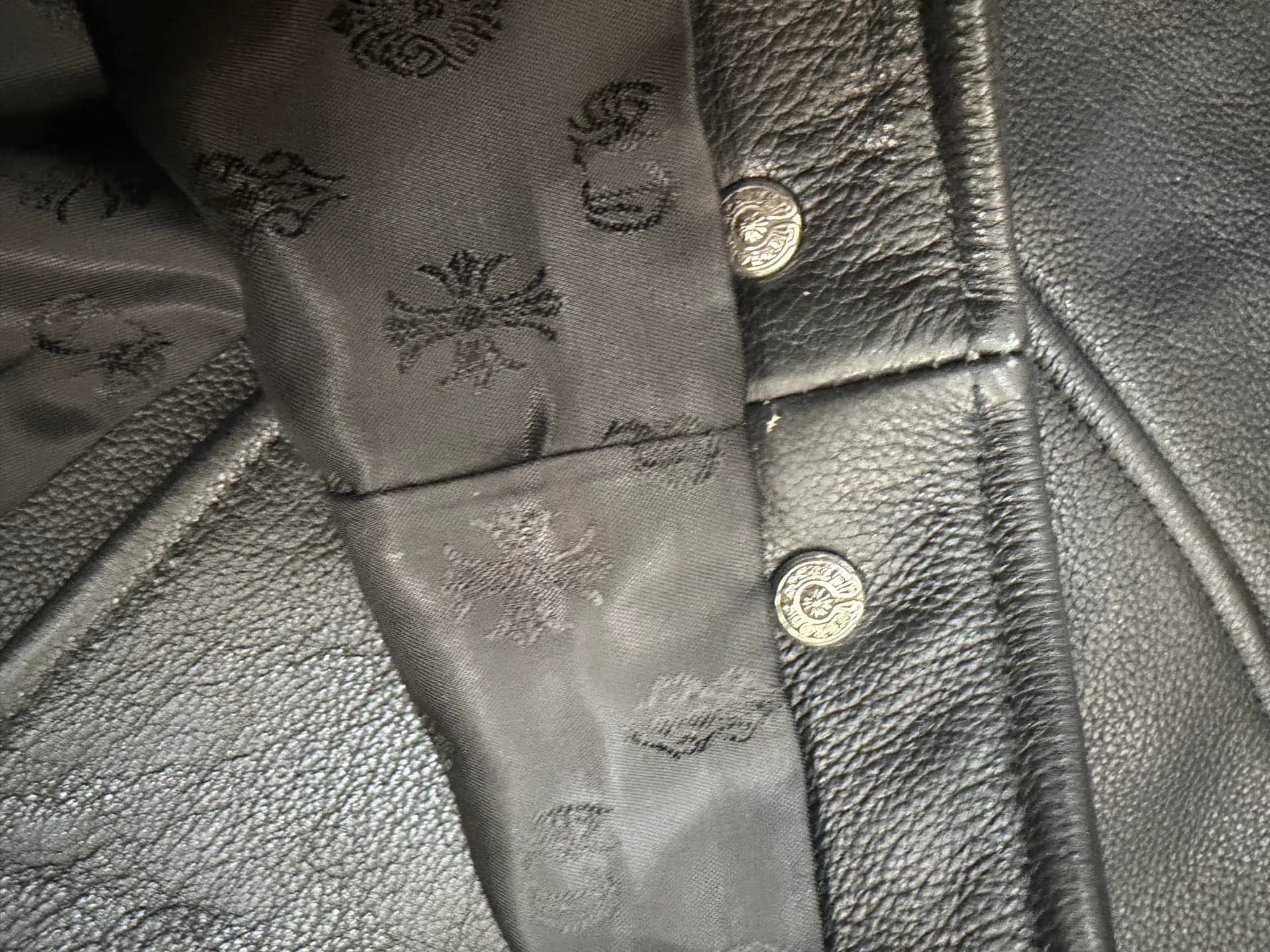 Кожаная куртка Chrome Hearts JJ Dean