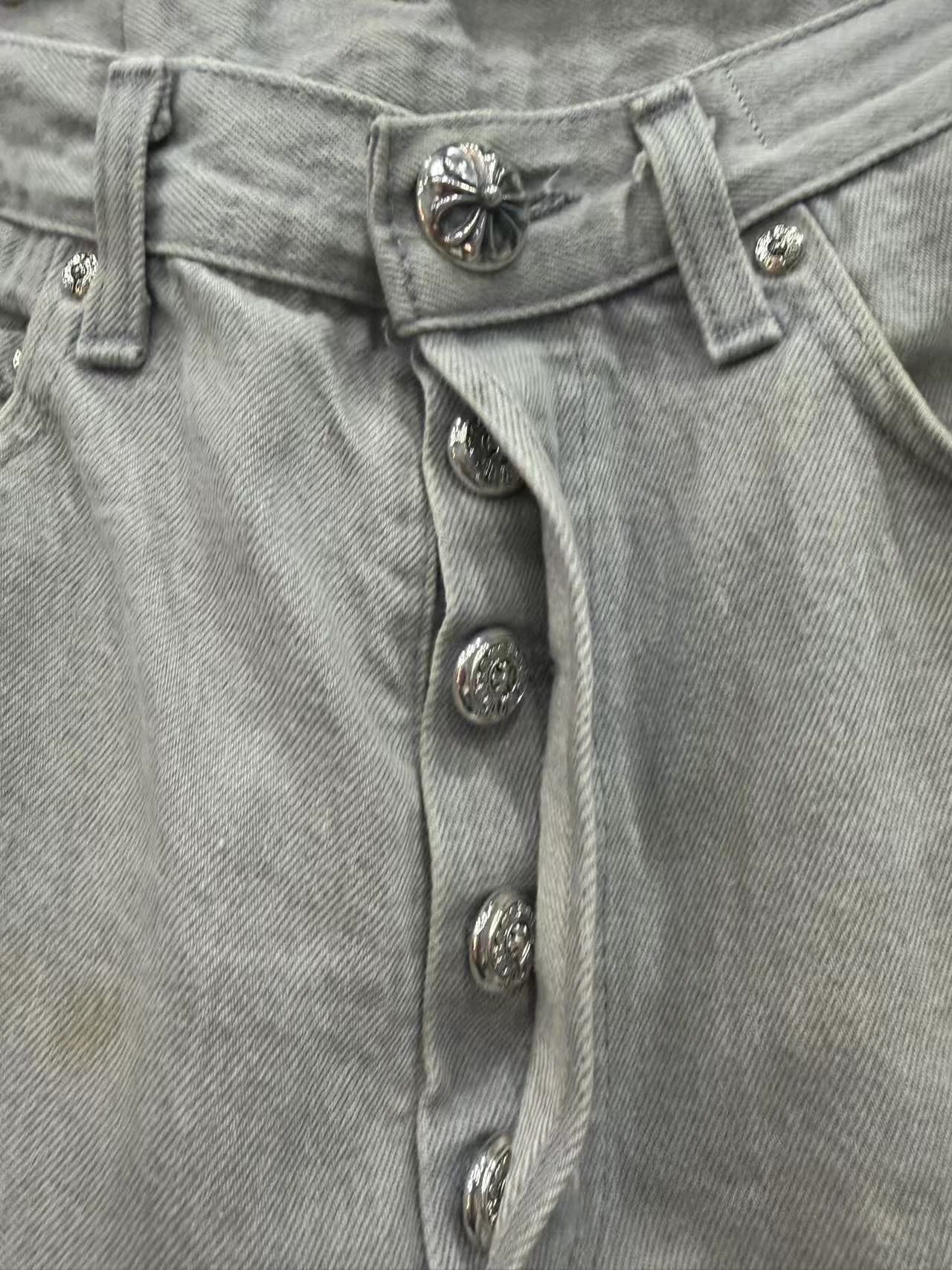 Застежка на пуговицы-болты джинсов Chrome Hearts x Levi's Vintage 501