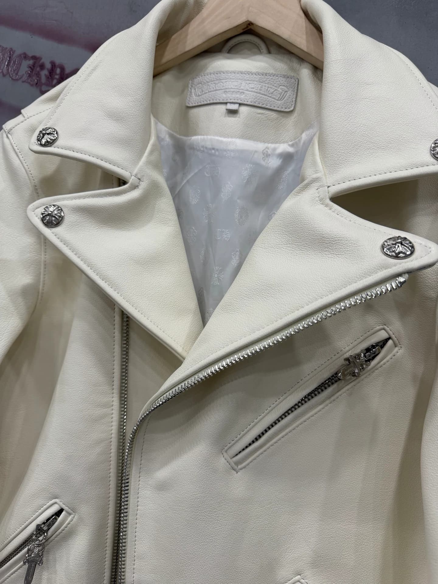 Кожаная куртка Chrome Hearts JJ Dean