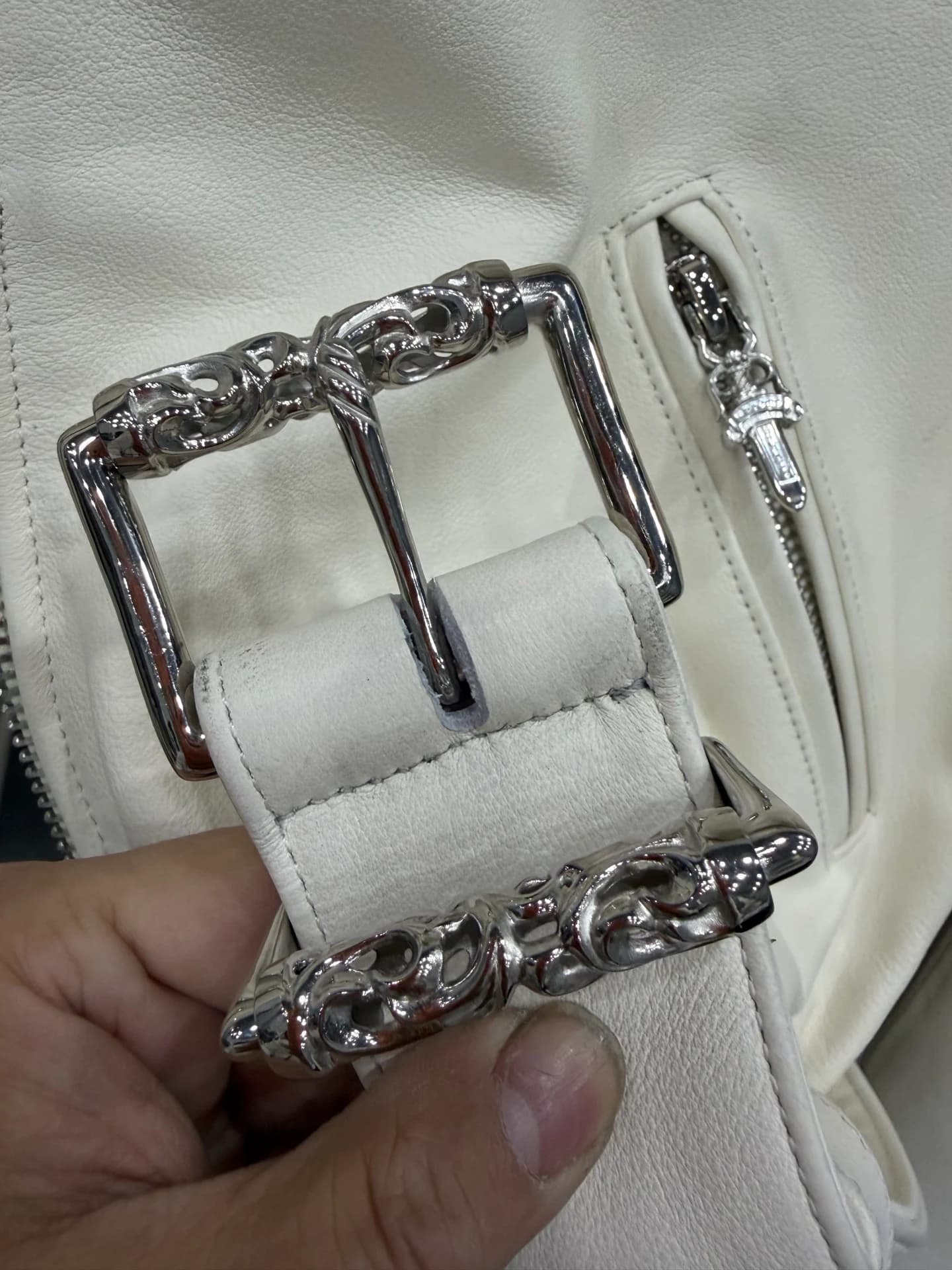 Кожаная куртка Chrome Hearts JJ Dean