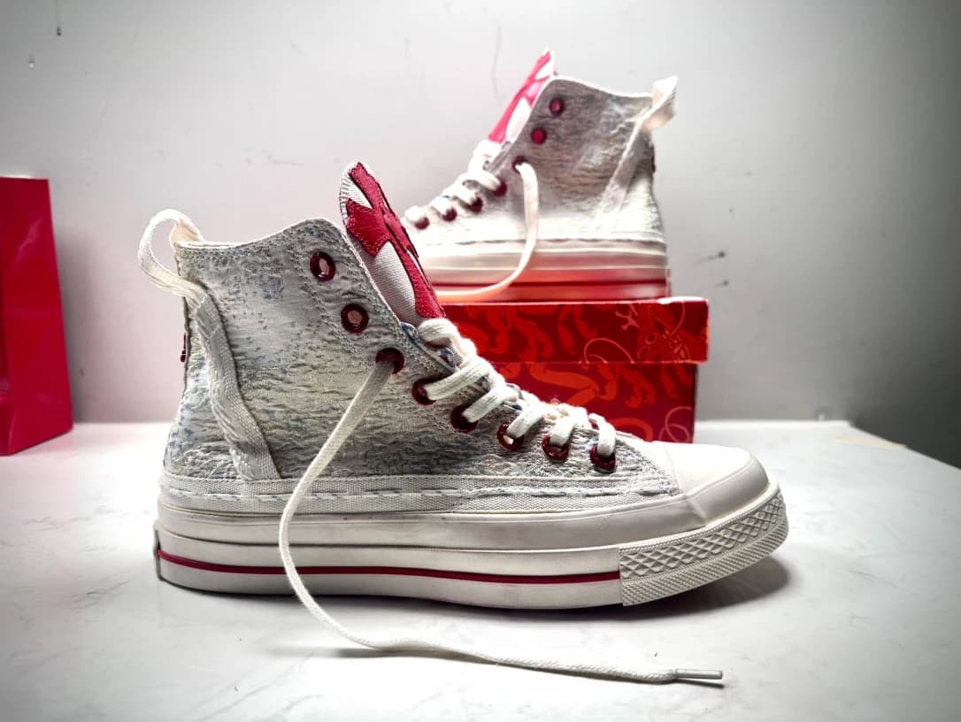 Кеды Chrome Hearts x Converse Chuck 70