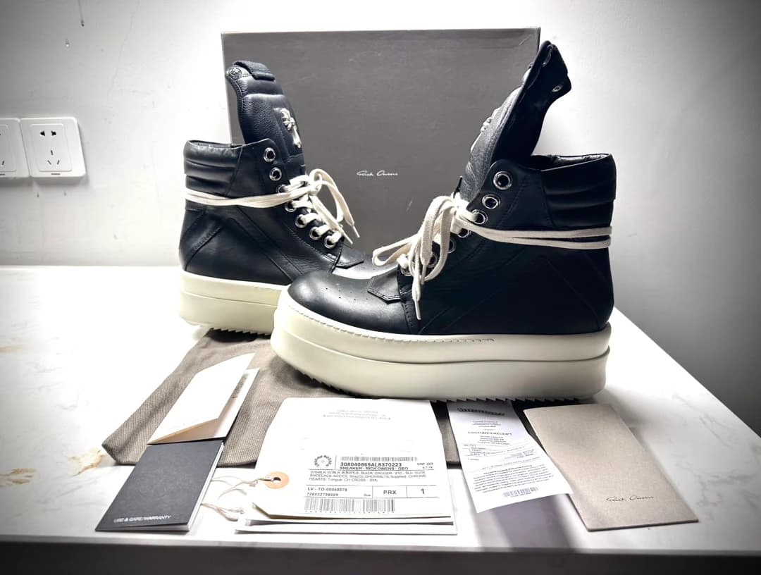 Chrome Hearts x Rick Owens Кеды Geobasket