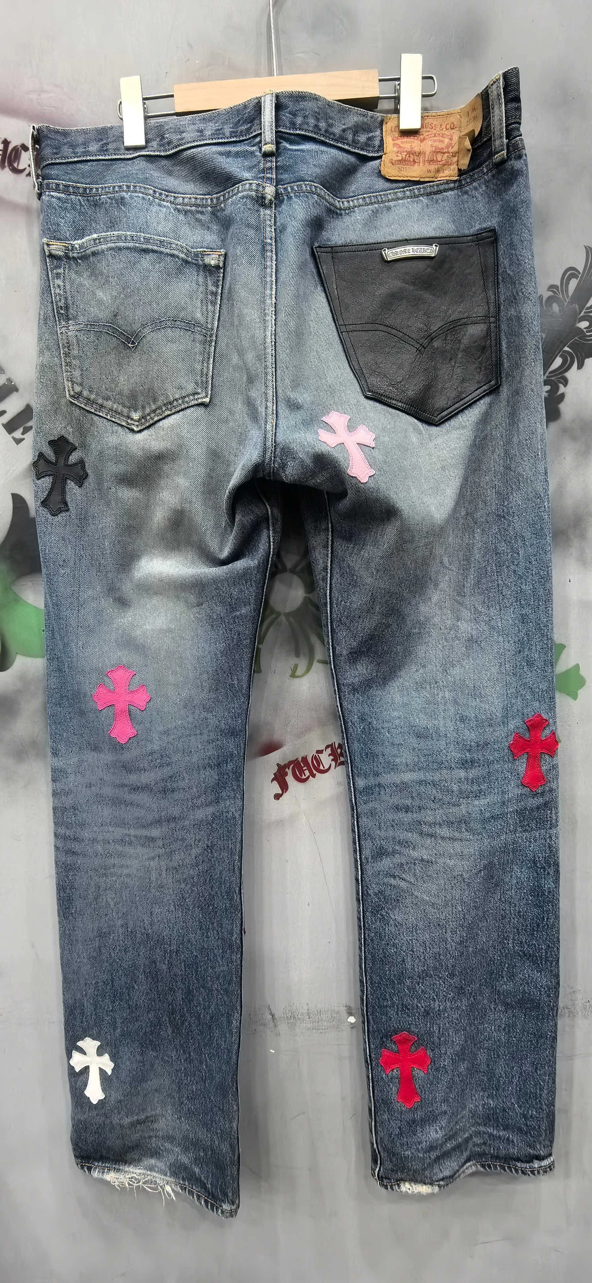 Джинсы Chrome Hearts x Levi's Vintage 501