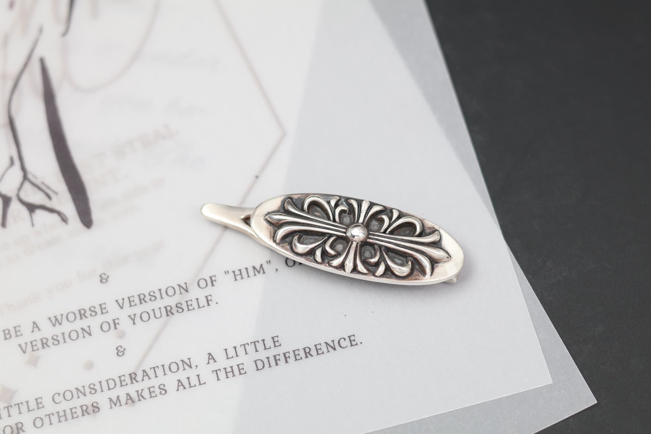 Заколка для волос Chrome Hearts