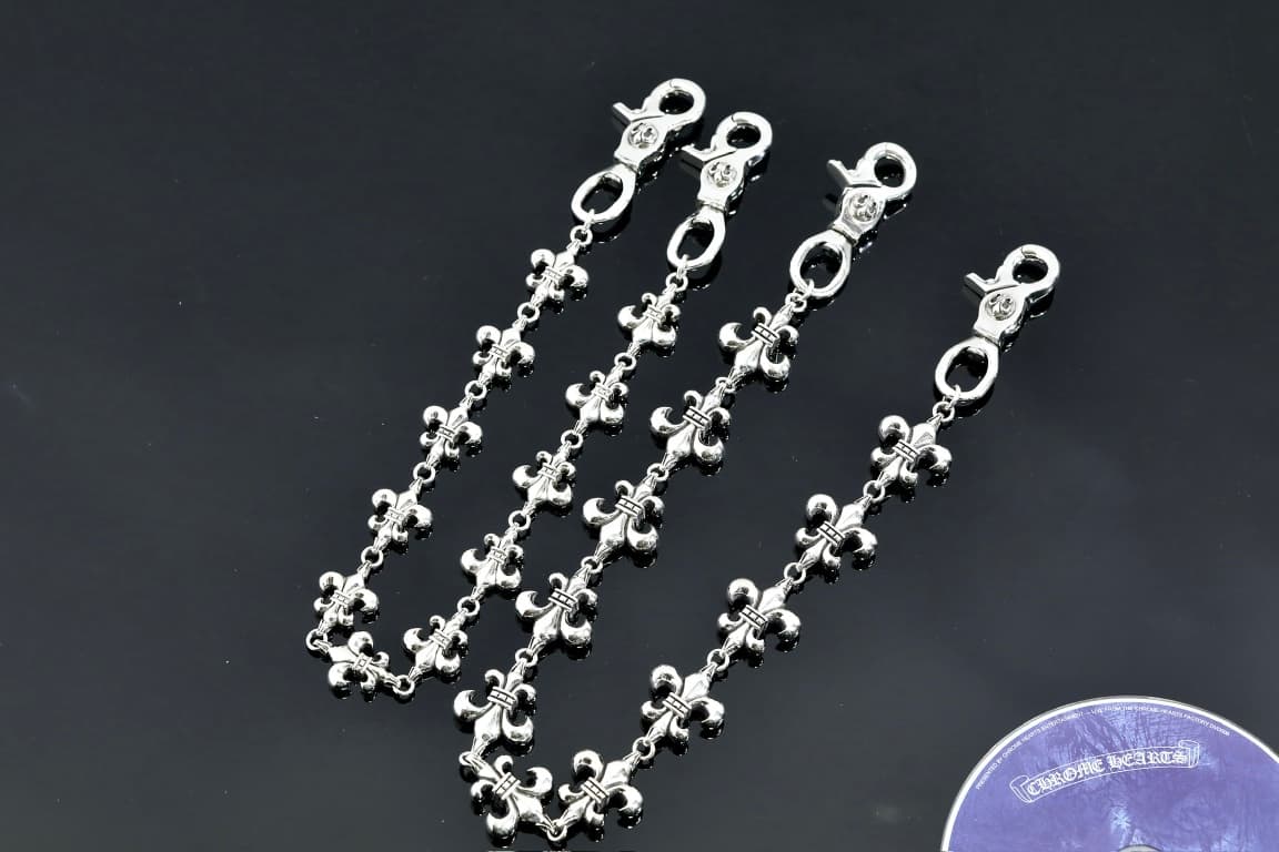 Серебряная цепь BS Fleur для сумки и брюк
