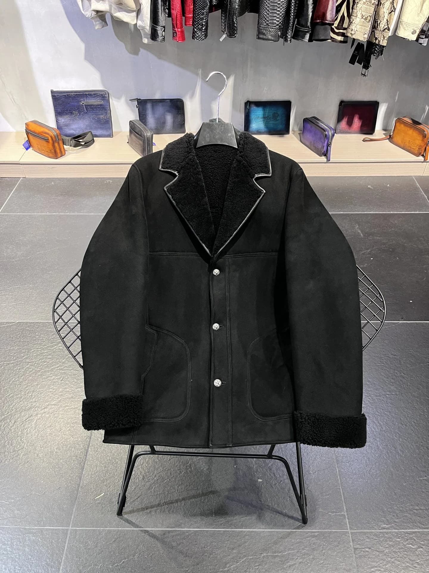 Пальто Chrome Hearts