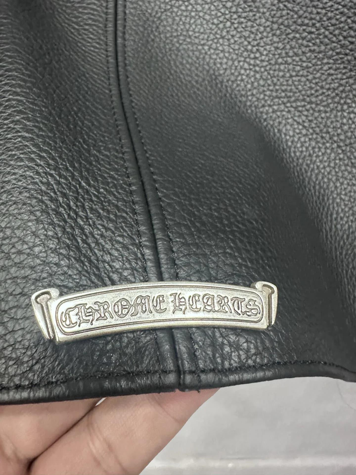 Chrome Hearts кожаная куртка
