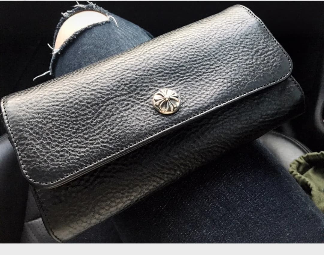 Кошелек Chrome Hearts вид спереди полностью