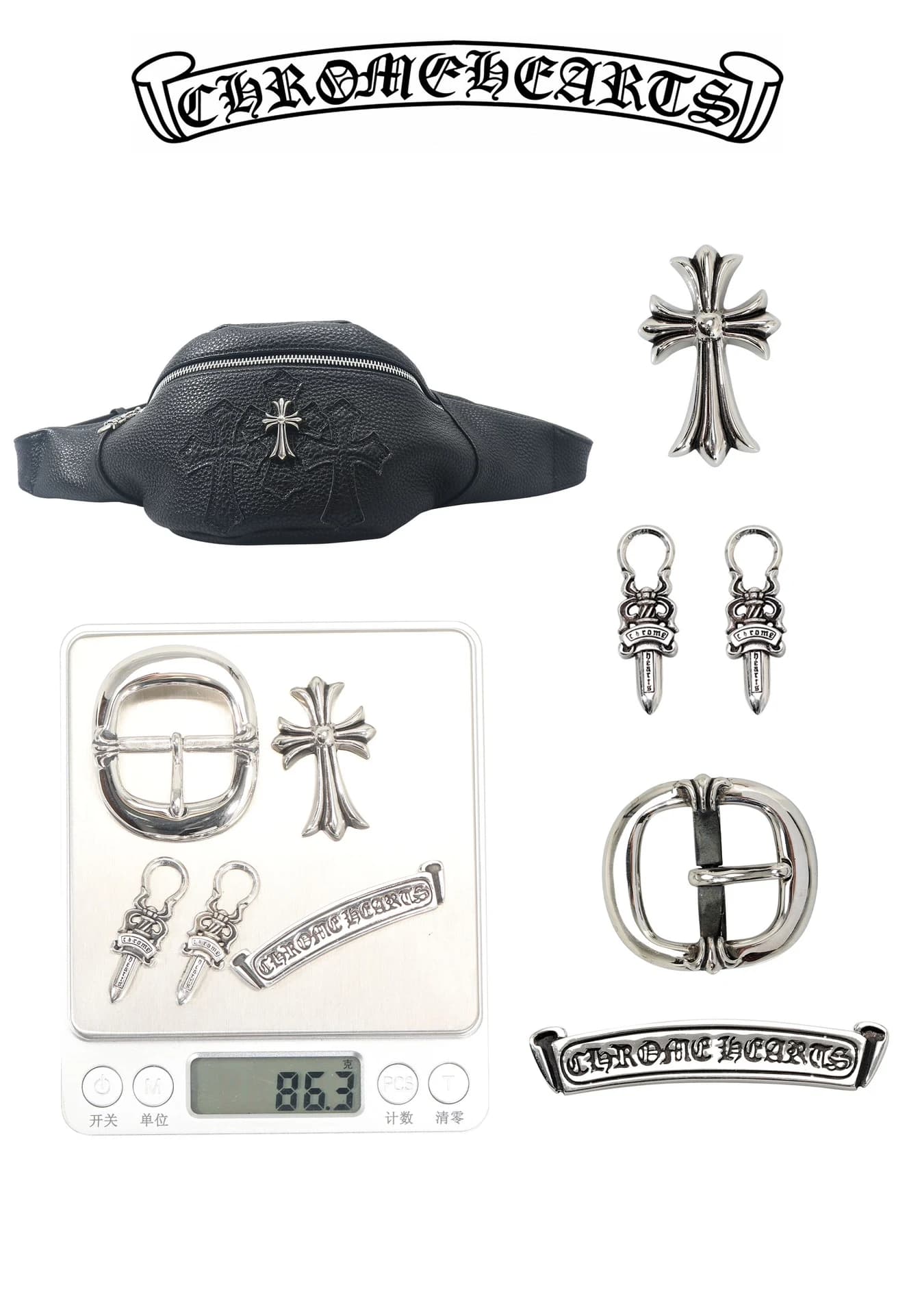 Поясная кожаная сумка Snat Pack Cross