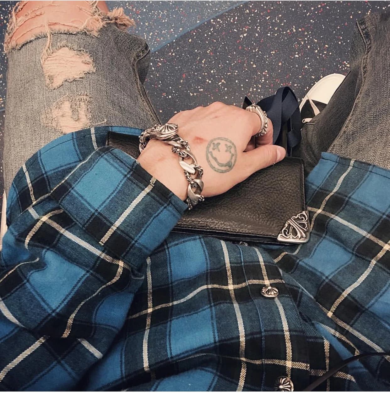 Кошелек Chrome Hearts, вид на лицевую сторону