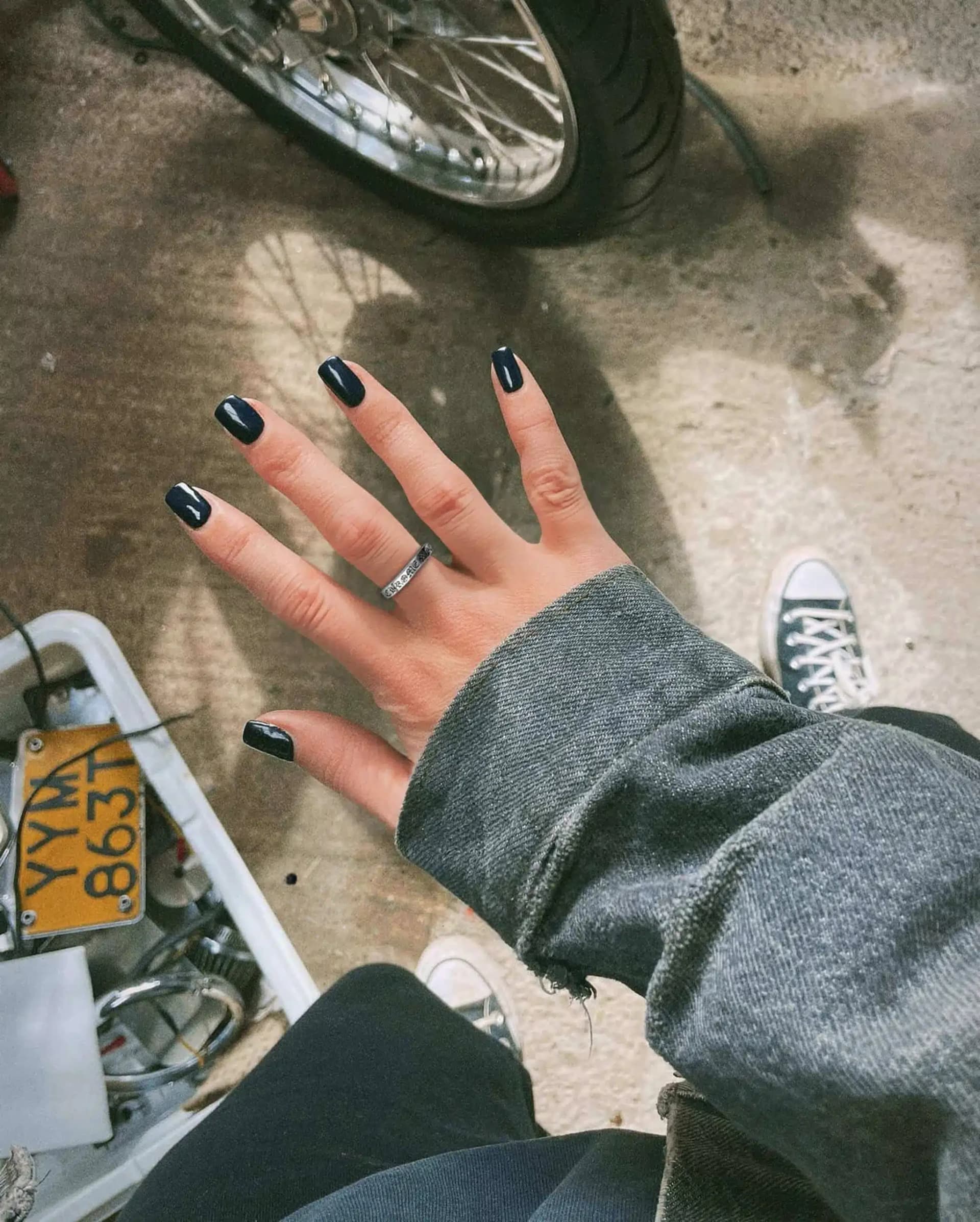 Кольцо Chrome Hearts с гравировкой по окружности