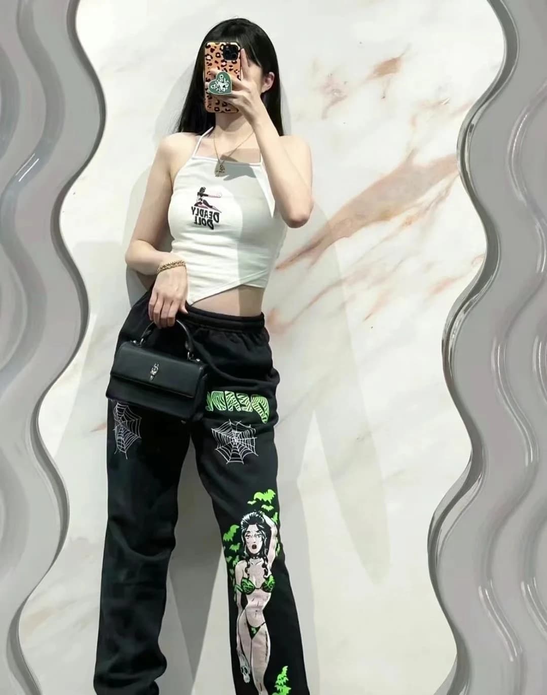 Детали плечевого ремня сумки Chrome Hearts