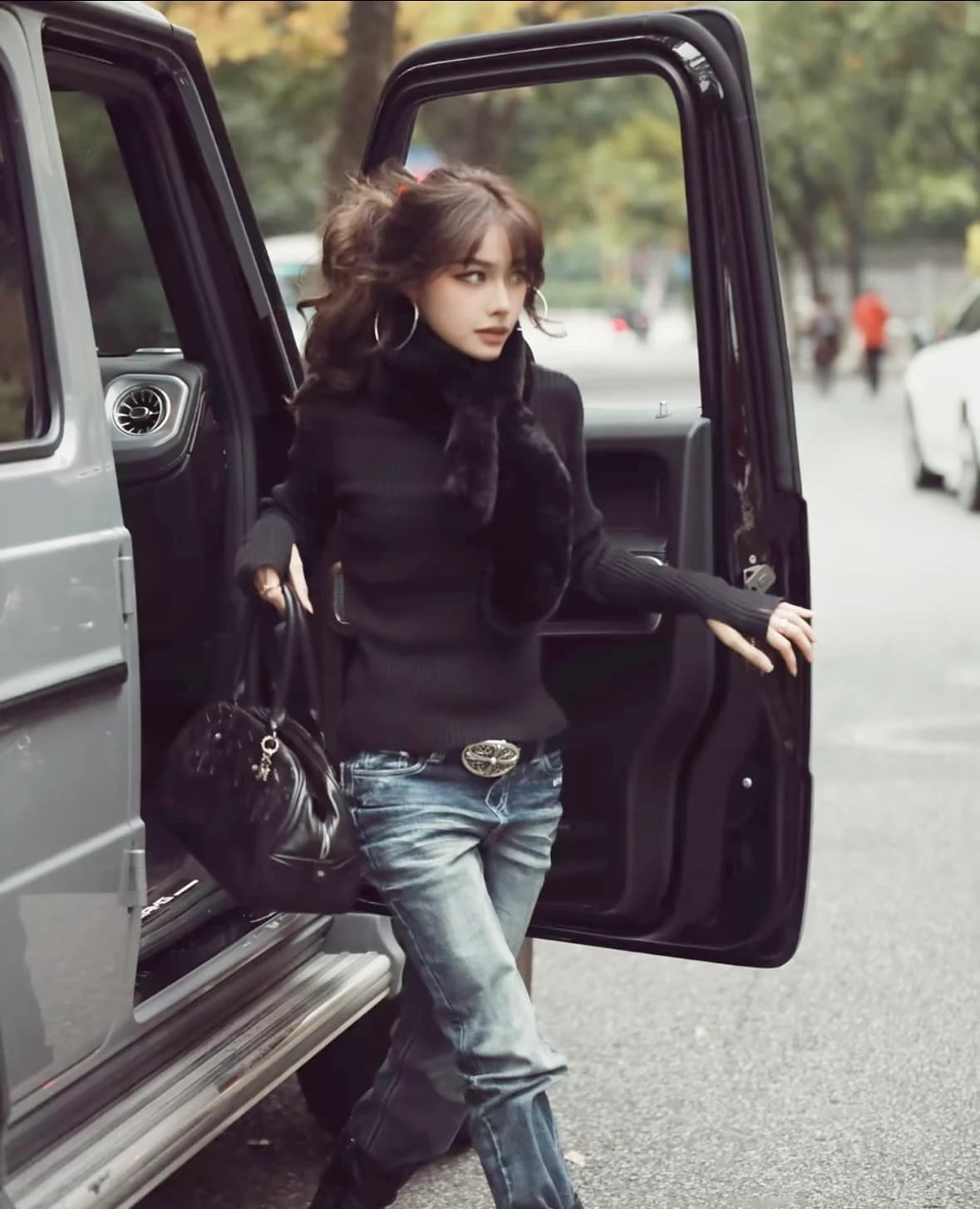Внутренняя подкладка сумки с логотипом
