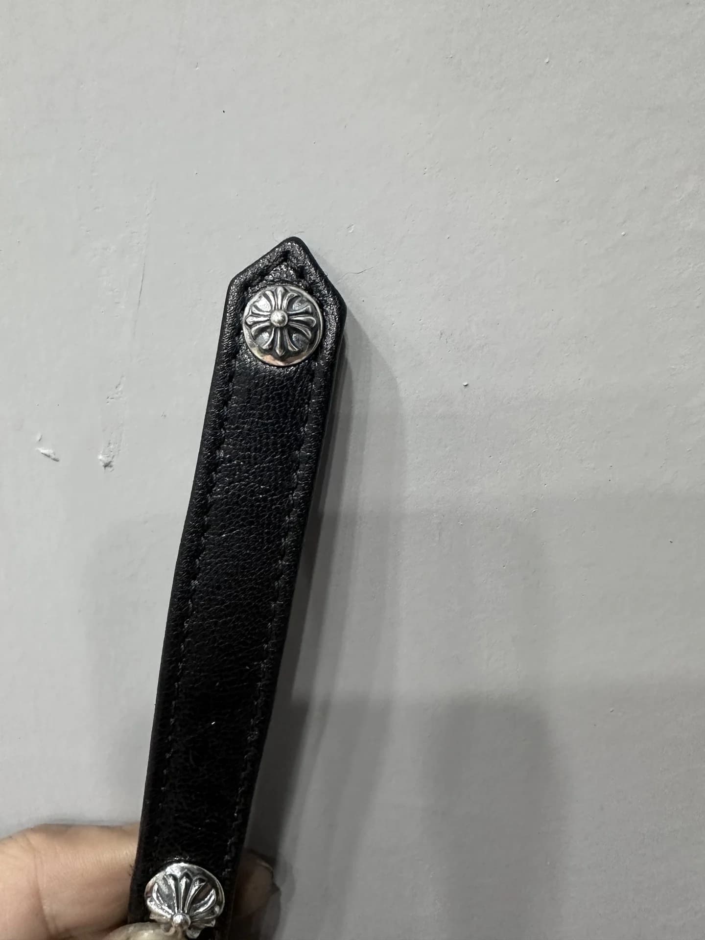 Chrome Hearts кожаный ошейник