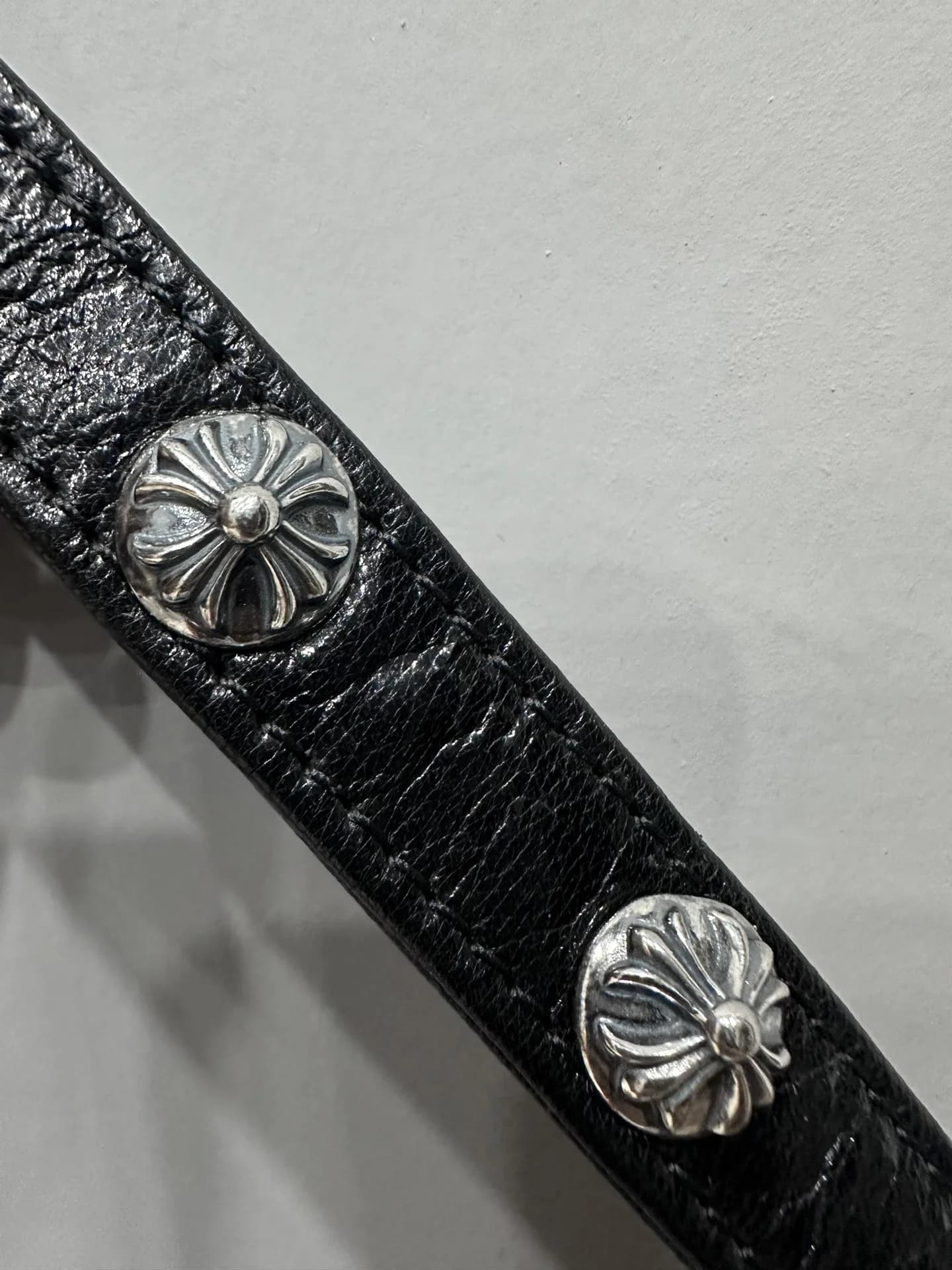 Chrome Hearts кожаный ошейник