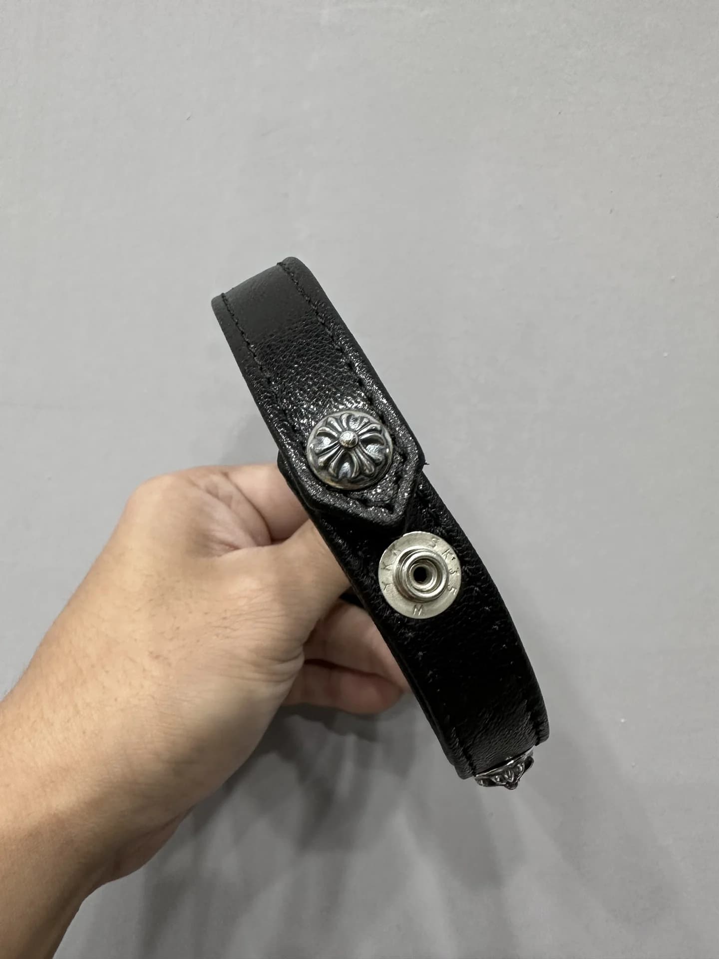 Chrome Hearts кожаный ошейник